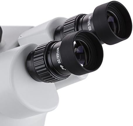 AMSCOPE SM-2TZZ TRINOCULAR TRINOCULAR Microscópio de zoom, oculares WH10X e WH20X, ampliação de