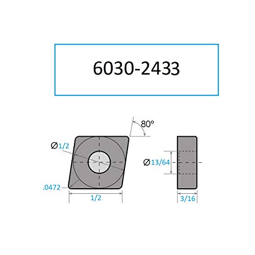 HHIP 6030-2643 CNMG-643-DM CARBIDE COMBELA TICNAL INSERT-XAB748