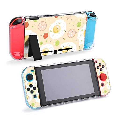 Caso para o Nintendo Switch, ovo Breakfast de cinco peças define a capa protetora Caso Game Console Acessórios