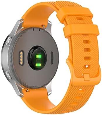 Hwgo 20mm pulseira de pulseira para ticwatch e para Garmin Venu para Freerunner 645 Silicone Smartwatch WatchBand
