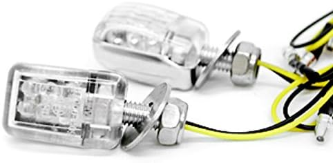 Krator Mini Custom LED Turn Signal Lights Lâmpada Compatível com Harley Davidson Road King Classic