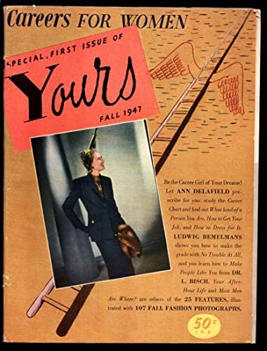 Yours 1 1947-1ª edição-Fashions-Career-Beauty-Health-Sul-Sul Pedigree-CoA incluído-vg/fn