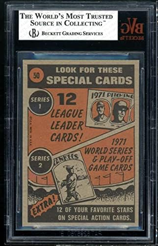 Willie Mays IA Card 1972 TOPPS 50 BGS BVG 6.5