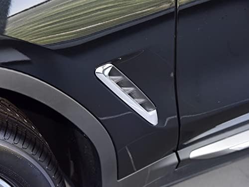 Kadore para 2018-2022 BMW X3 SUV Chrome Body Body Fender Flares Air Torda Tampa Terminação 2-PC