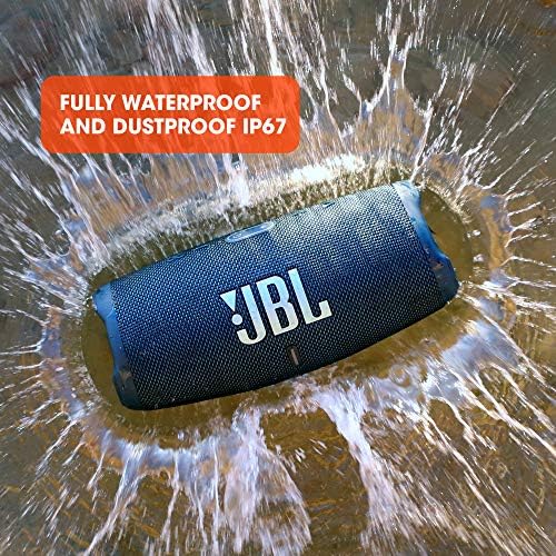 JBL Charge 5 - Alto -falante Bluetooth portátil com IP67 à prova d'água e cobrança USB - vermelho