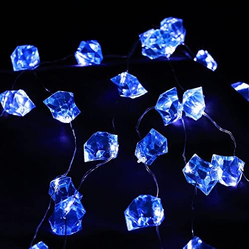 Luzes decorativas de cordas decorativas Novrose cristal