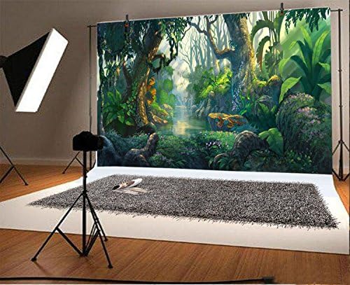 Yeele 20x10ft Fairy Tales Backdrop para fotografia Fantasy Fairyland Tropical Virgin Forest Jungle Luz solar