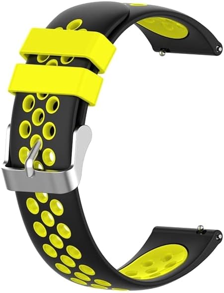 EEOMOIK 18 20 22mm Silicone Band Strap para Garmin Venu Watch Strap para Garmin Vivoactive 4S Vivoactive