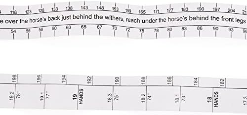 Fita de medição de cavalos de 2,5m para altura e peso da fazenda Fita fita de medição de peso a cavalo