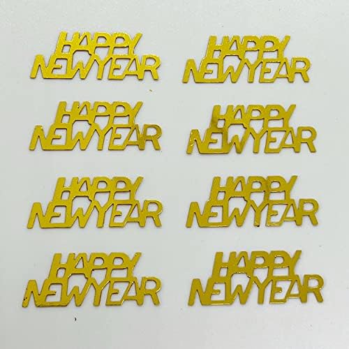Confetti Word Feliz Ano Novo Gold - Pacote de varejo 7794 QS0
