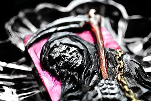 Grim Reaper Silicone Mold Soap gesso resina de barra de barro de 5 onças Death Death