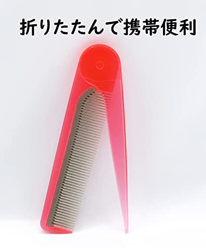Kinugawa Company 403 PK pente, fabricado no Japão, feminino, dobrável, antiestático, turmalina,