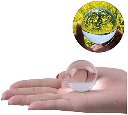 DDDCM Clear Glass Crystal Ball Photography Props Decor Lensball Presente Clear