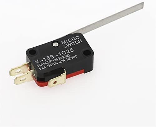 Werevu V-153-1C25 27 x 16 x 10mm SPDT Micro limite interruptor 3 terminais momentâneos