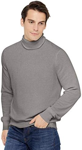 Sweater clássico de gola alta de caxemira do estado
