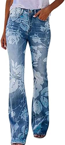 Miashui plus size calça de calça de calça longa de múltipla escolha feminina calça casual imprimida