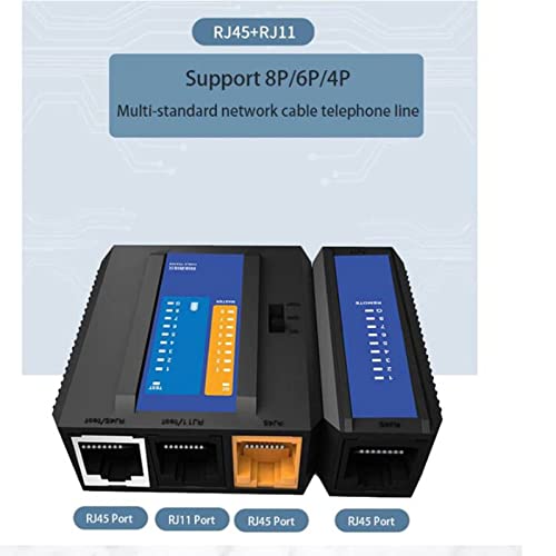 Testador de cabo de rede, RJ45 Ethernet Network LAN Tester Cable, Testador de cabo Ethernet Poe