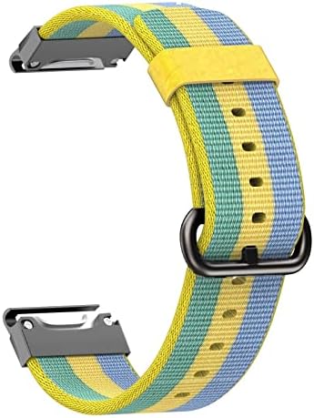 TIOYW 22mm Sport Nylon Watch Band Strap Lançamento rápido para Garmin Fenix ​​6x 6 Pro 5x 5 mais 935 abordagem S60 quatix5 pulseira de pulseira