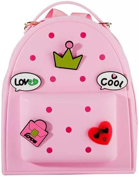 Pop n Shop Kids Silicone Jelly Cog Mackpack Com Charms - Presente para meninos e meninas modernas