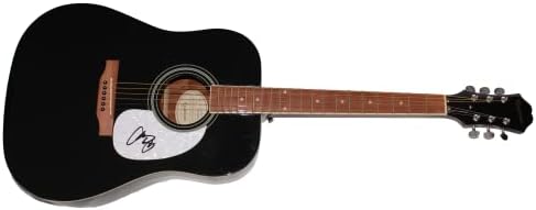 Chris Young assinou autógrafo em tamanho grande Gibson Epiphone Guitar Guitar b W/ James Spence Authentication