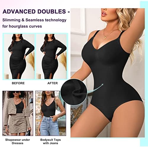 Oliomes Mulheres Shapewear Bodysuit Bodysuit Bodyless Levador de bunda Full Corpo Full Shaper Sleesess