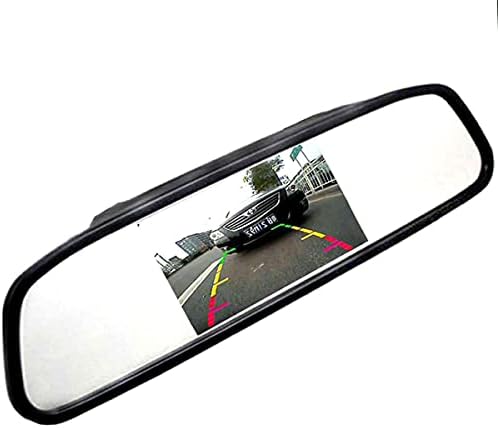 Monitor de espelho retrovisor do veículo de carro meimeier 5 polegadas LCD 16: 9 TFT Tela para câmera