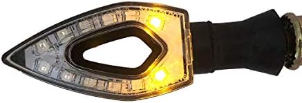 Motortogo Black Sequencial Turn Signals Diamond LED Turn Signals Indicadores compatíveis para 2003