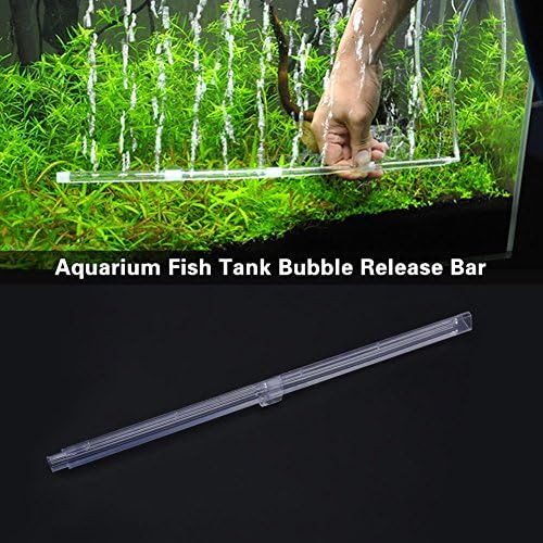 Cortina de ar de aquário de plástico, transparente Bolha de ar -ventilação de tanques de peixe