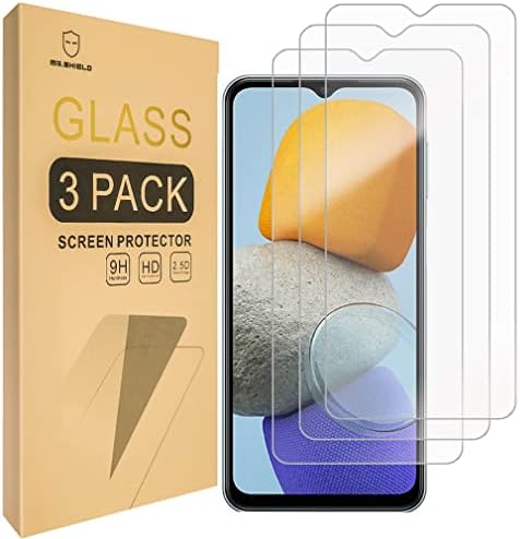 Mr.Shield [3-Pack] projetado para o Samsung Galaxy A23 5G / Galaxy A23 5G UW [vidro temperado] [Japão de vidro com dureza 9H] Protetor de tela com substituição ao longo da vida