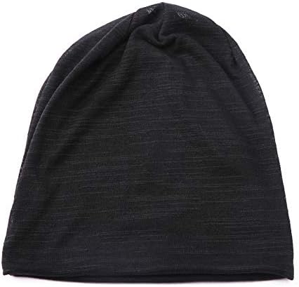 Cicilin Slouch Beanie Hat Unisex Mesh Jersey Skull Bap Baggy Hip-Hop Fin Hat