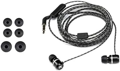 Kicker 43EB93B Microfit Premium Earbuds | fones de ouvido com isolamento de ruído na orelha | Dicas de orelha
