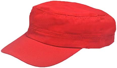ANDONGNYWELL UNISSISEX Cotton Hat Military Caps Vintage Capinho liso Capinho de beisebol ajustável Chapéus