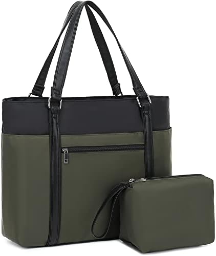 Bolsa de laptop para mulheres Bolsas de ombro de professores cabos de 15,6 polegadas Bolsa de bolsa de escritório