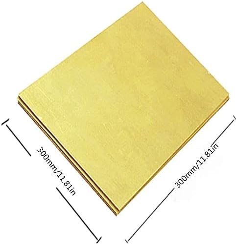 Zhengyyuu Brass Placa Folha de cobre Folha de bronze metais de percisão Matérias -primas Placa de cobre