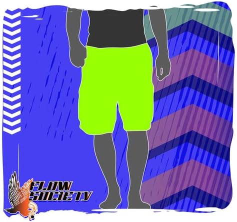 Flow Society Maroon & Gray Argyle Mens Athletic Shorts com bolsos