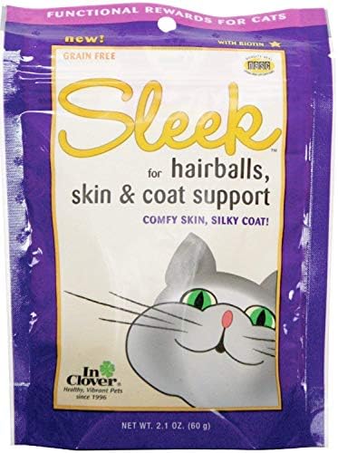 Em Clover, elegante pele diária, casaco e bolas de cabelo suporta mastigas macias para gatos e connectin