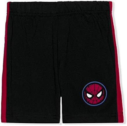 Marvel Avengers Spiderman Boys, camisa, tampa e shorts para criança e crianças pequenas - vermelho/azul/preto/branco/laranja