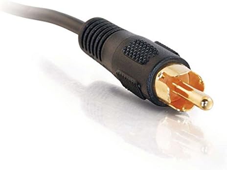 C2G 40468 Value Series RCA Stéreo Audio Extension Cable, 6 pés, preto