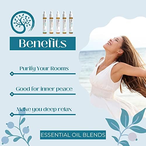 Mistura de óleos essenciais de Benatu, presente de fragrância natural para mulheres e homens, aromaterapia