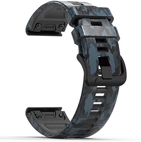 Fndwj 22mm 26mm Smart Watch Strap para Garmin Fenix ​​7 7x 5 6 5x 6x Pro epix 3HR Impressão de silicone Smartwatch