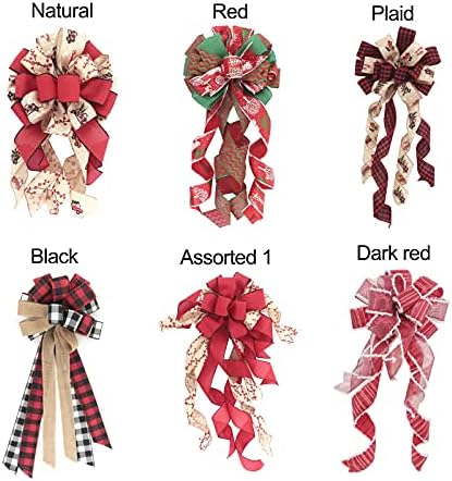 Dekika Presentes decorativos de Natal requintados, Topper de arestão de árvore de Natal, 33 x12,6 polegadas grandes