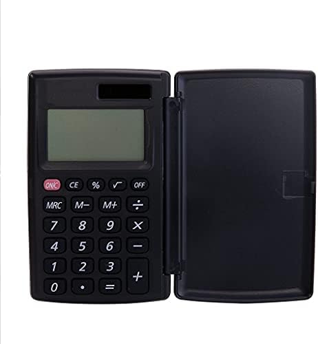 Calculadora portátil de HFDGDFK Mini calculadora pequena de 8 dígitos de 8 dígitos Bateria de energia solar dupla energia