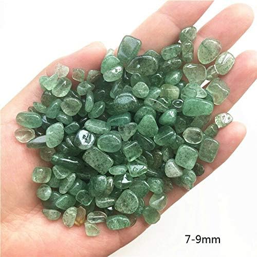 Ertiujg husong306 50g Natural Green Strawberry Crystal Polished Pedras de cascalho Mineral Sales