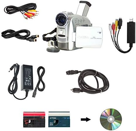 Câmera de câmera Canon para MinIDV Tape Transfer para Computer USB e DVD