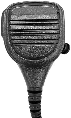 Wodasen 2 Pin Alto-falante Mic Micheld Walkie Talkie Microfone de ombro para rádio bidirecional Motorola CP200D CP200 CP200XLS CP185 CLS1410 CLS1110 BPR40 DTR410 RDU4100 RDU4160D RMU2040