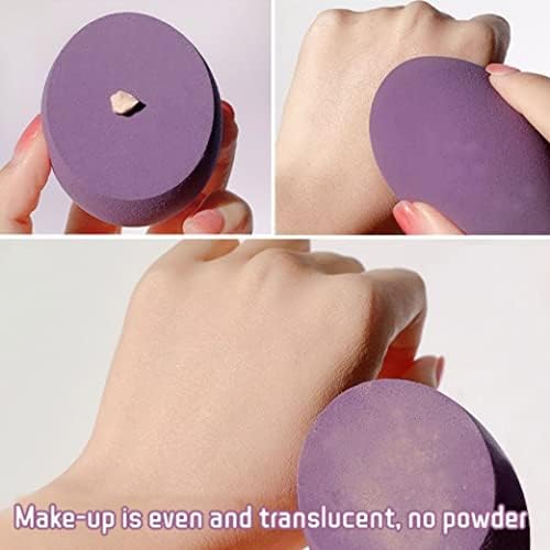 Blender de maquiagem Genigw 4pcs esponja cosmética com caixa de armazenamento FOUNDY POW Powder Beauty