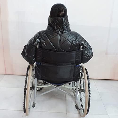 Capa de cadeira de rodas vestível ZBJH com mangas Cover de chuva Tamanho adulto à prova d'água Cadeira