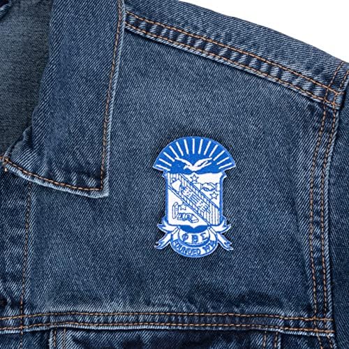 Fraternidade Phi Beta Sigma 2 7/8 Apliques bordados Crest Patch costurar ou ferro na bolsa de jaqueta