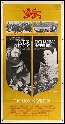 O Leão no Inverno original Poster de três folhas