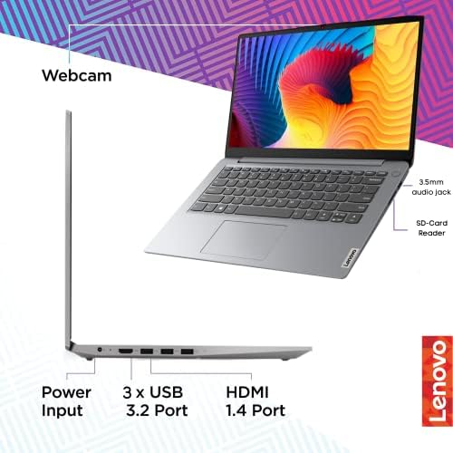 Lenovo Ideapad 3i Business e Laptop Essential Student, Display HD Full Full, 8 GB, armazenamento SSD de 256 GB,